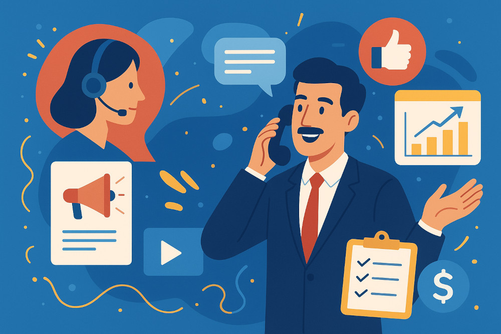 نمونه دیالوگ بازاریابی تلفنی انگلیسی
